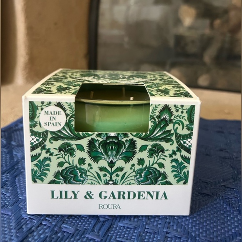 Ceras Roura Lily and Gardenia Scented Candle